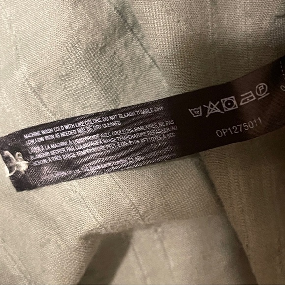 Eileen Fisher Vintage 100% Silk Tan Open Front Luxury Cardigan Top Women's 2 - Picture 9 of 10